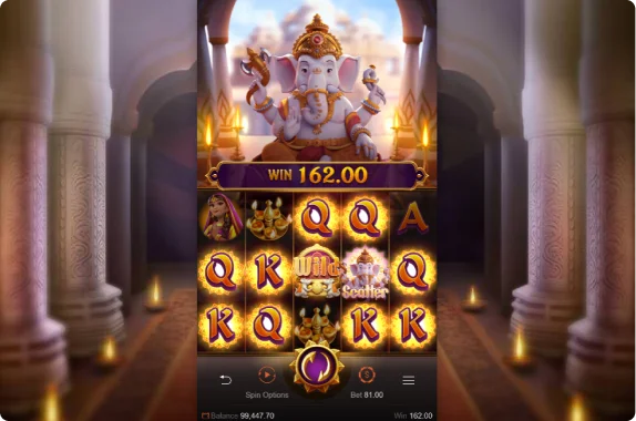 Jogue Ganesha Gold a qualquer hora